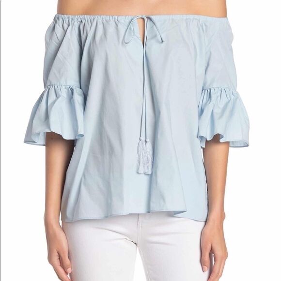 Vertigo Boho Blouse Off Shoulder Tasseled String Closure……… - Picture 5 of 7